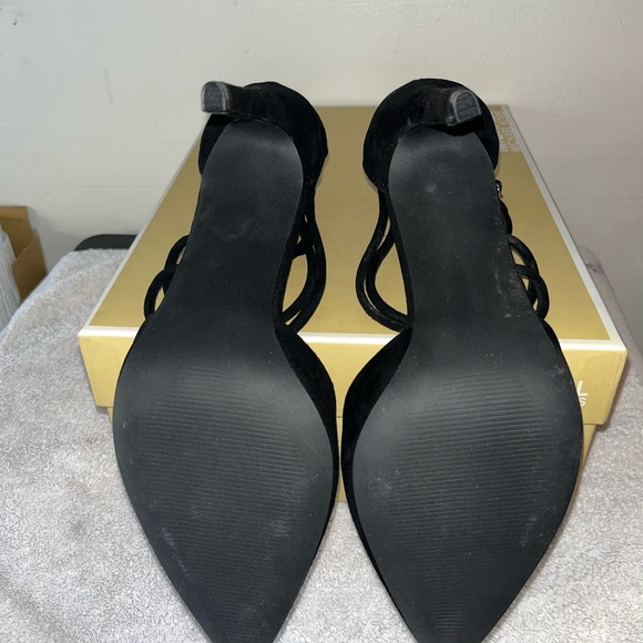 Black Steve Madden Suede Heels size 9.5 NWB - Picture 8 of 8